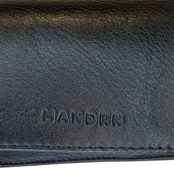 Mandrn Black Leather Belt Bag - Picture 10 of 14